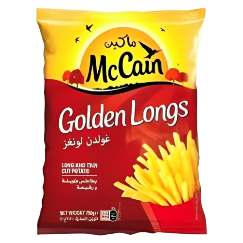 ماكين بطاطا جولدن لونج 1.5 كجم Pack of 8