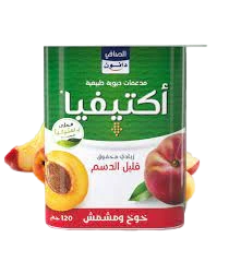 اكتيفيا لايت زبادي مخفوق بالخوخ والمشمش 120 جم