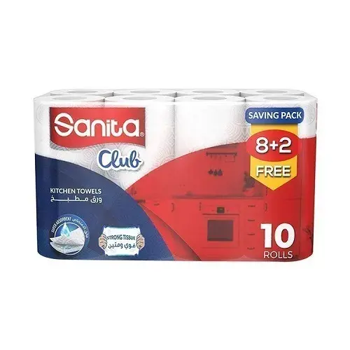 سانيتا كلوب ورق مطبخ  8+2   Pack of 3