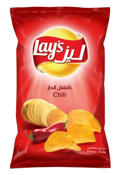 ليز شرائح البطاطس فلفل حار 45جم Pack of 20