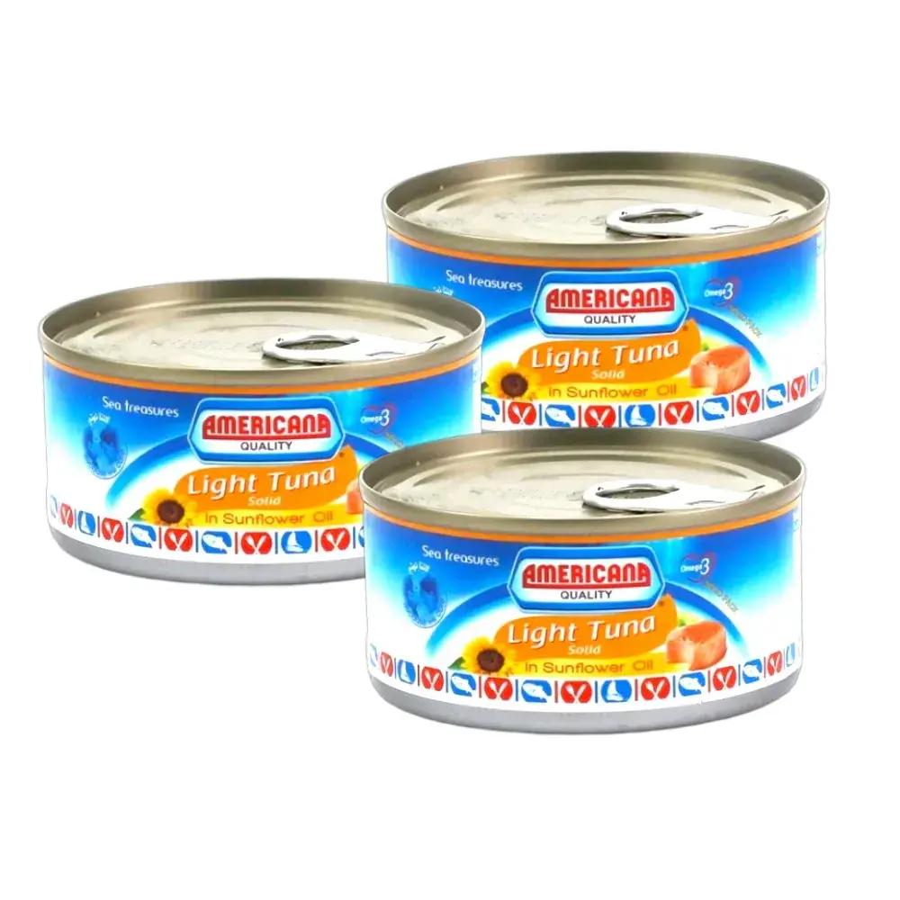 امريكانا لايت تونه شنك 160 جم 3 حبه Pack of 16