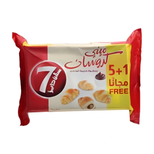 7 دايز ميني كرواسان كاكاو 5+1 Pack of 5