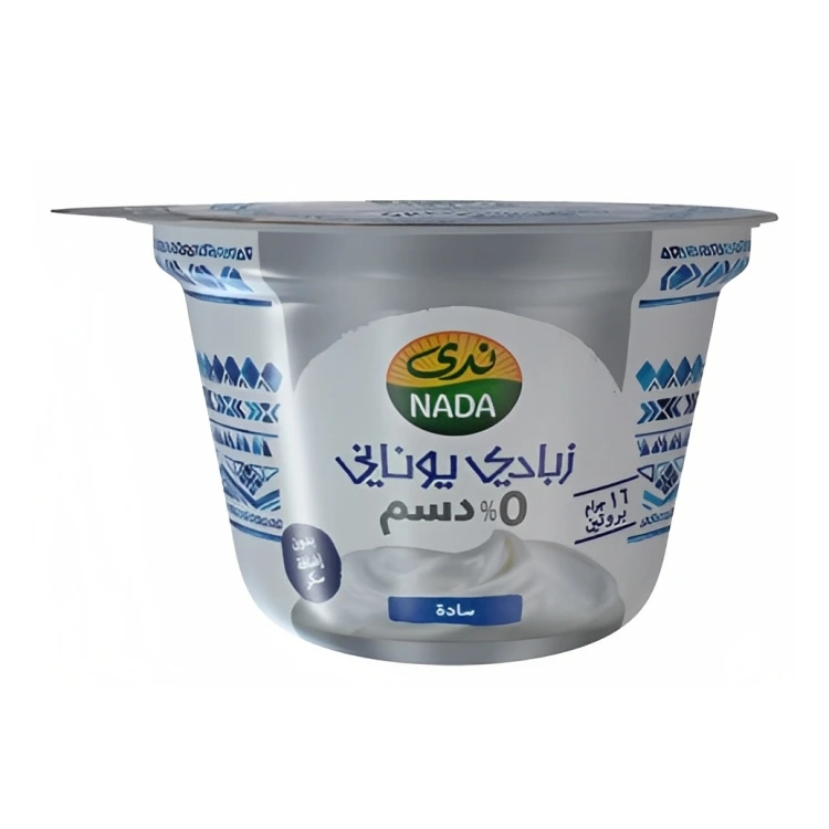 ندى زبادي ساده منزوع الدسم 160جم