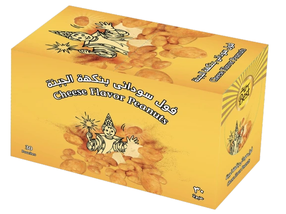 فول سوداني بنكهة الجبنة 30 * 13 جم Pack of 30