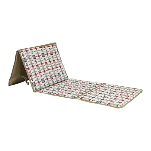 فرشة ارضية مع مسند مقاس 54*110 سم ابيض 1154A/W