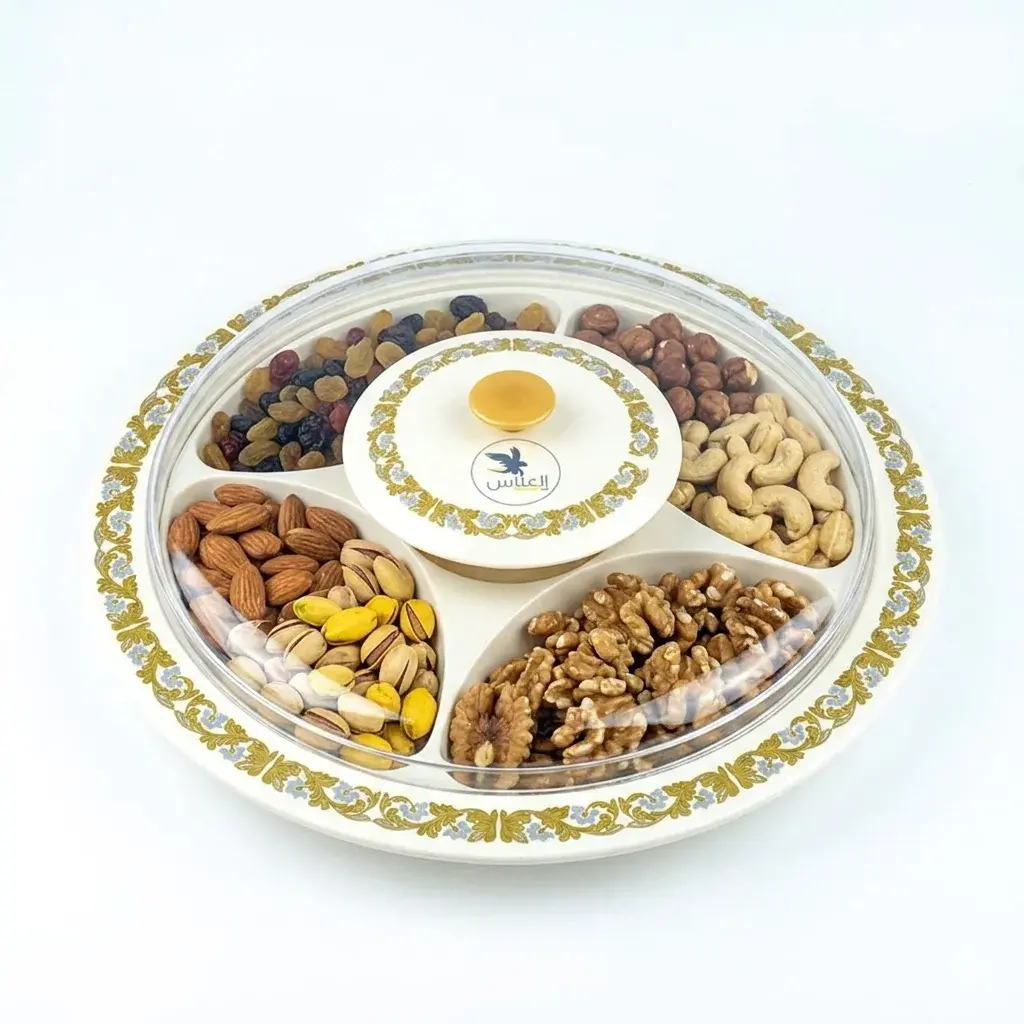 صينية دائرية بغطاء 34.5*12 سم -PN288K-P1