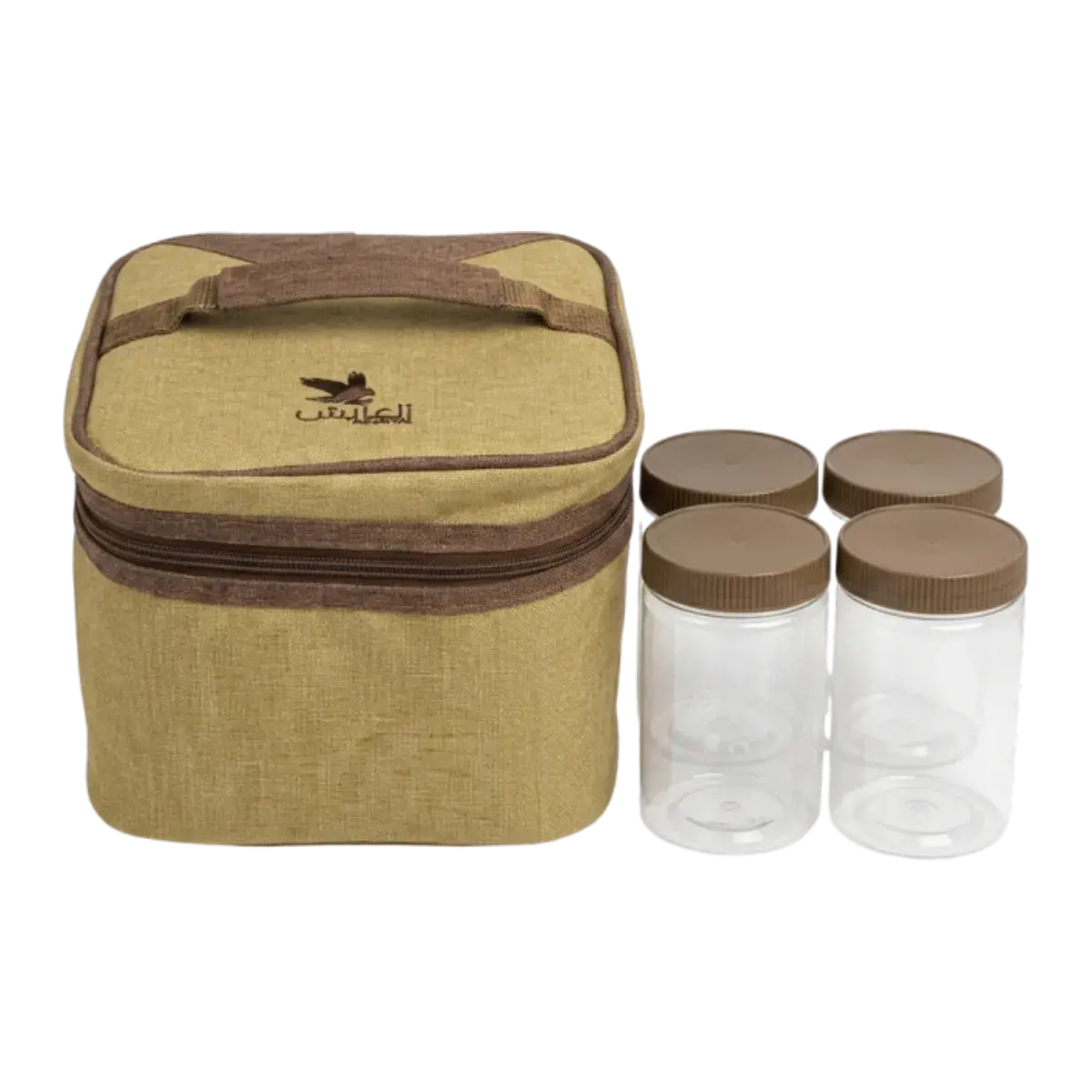 شنطة 4علب البهارات1000مل- خشبي/ 10139C