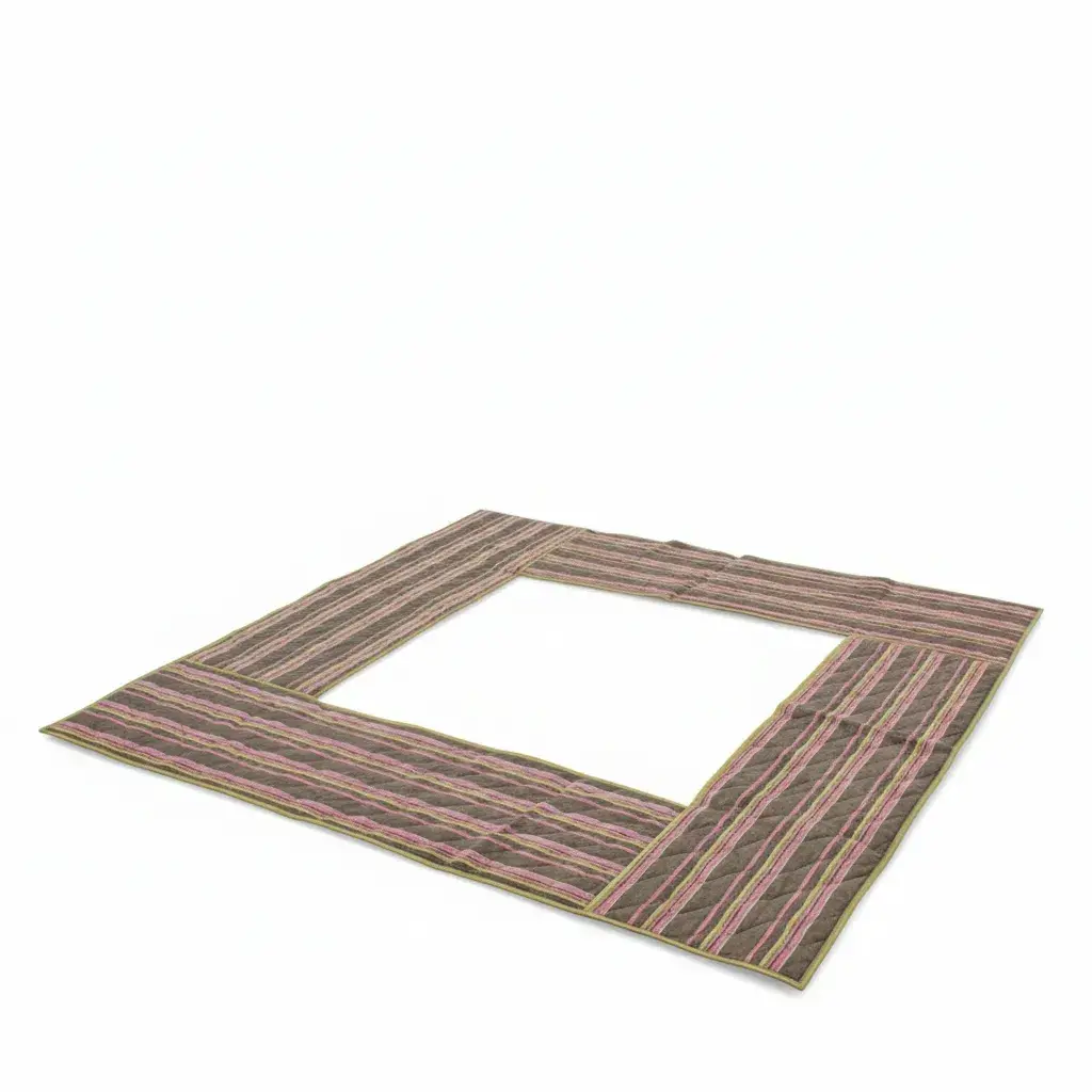 فرشة ارضية  زيتي  مع حقيبة حمل 3*3 متر