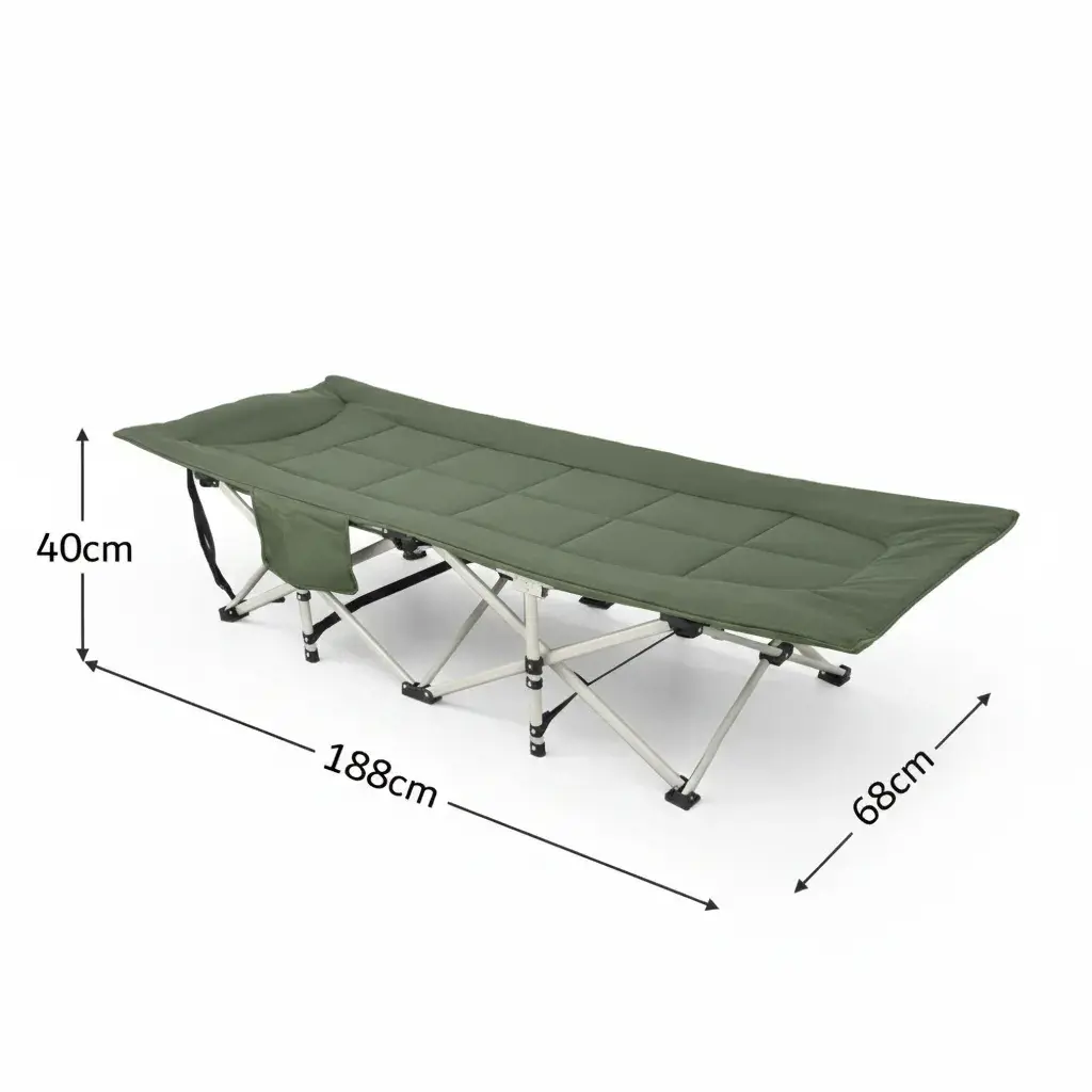 العايش سرير للبر مصفط مقاس 70*190 سم HX-04