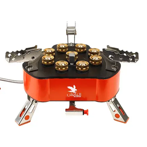 شو لة غاز 9 شعله مع لي وجراب 19800 وات ZYZY-79