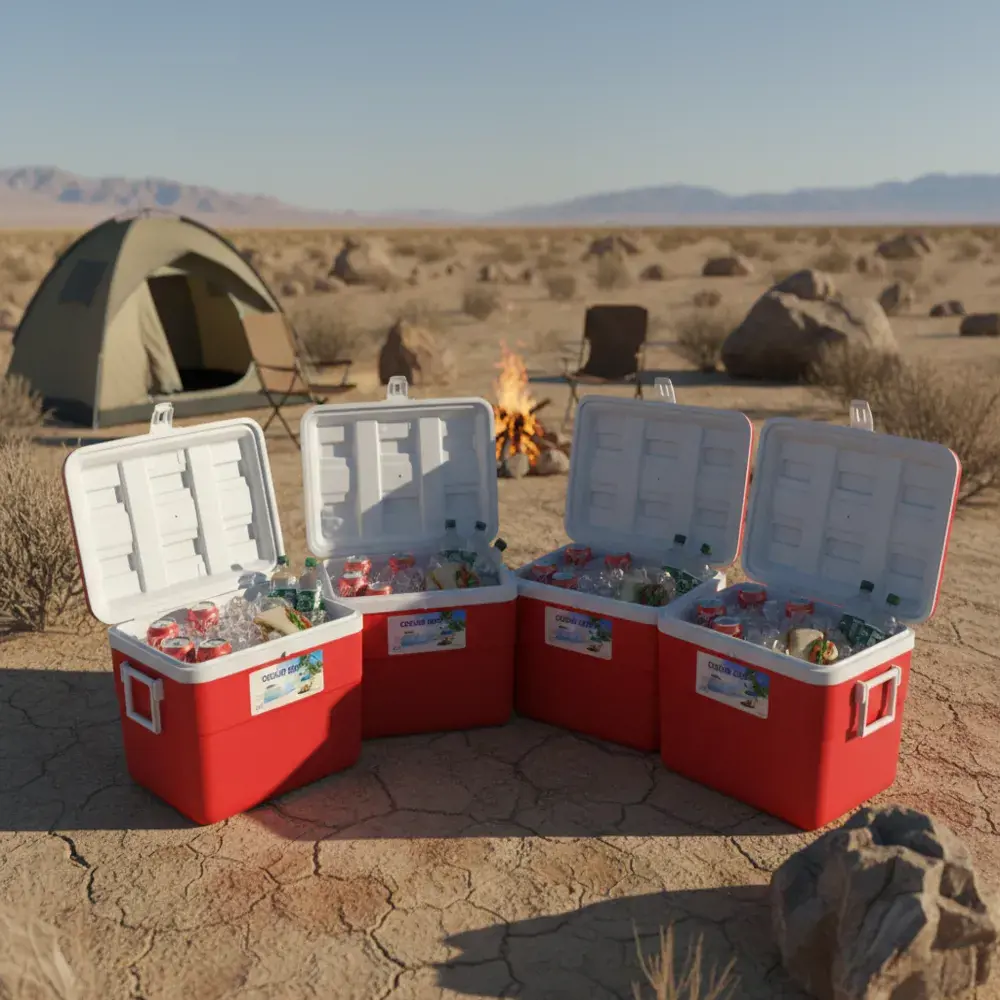 ايس بوكس 4 قطع احمر 4+8+20+42 لتر 806