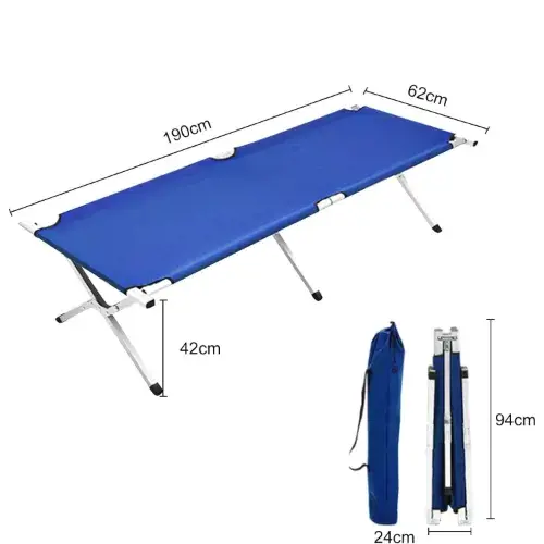 العايش سرير استيل قابل للطي مع جراب 62*190 سم 1243-2