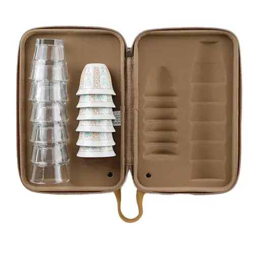 جراب فناجيل واستكانات العايش 6+6 قطع TC0606-2