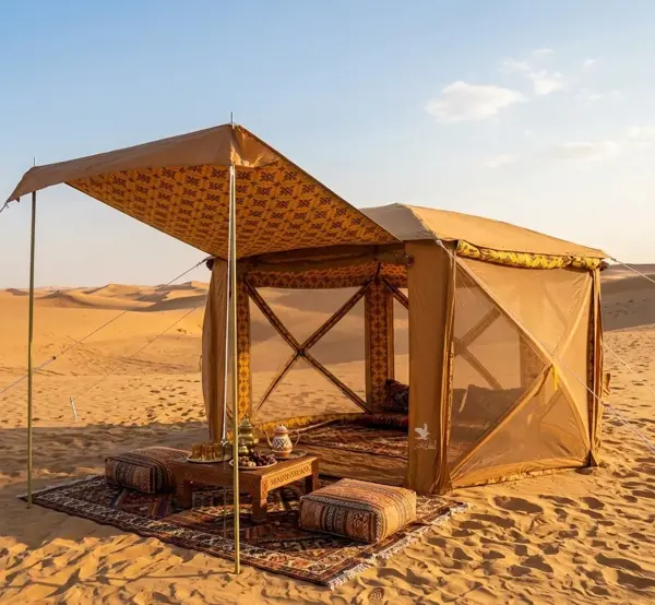 خيمة العايش كل الفصول رملي 210*350 سم ALL SEASONS