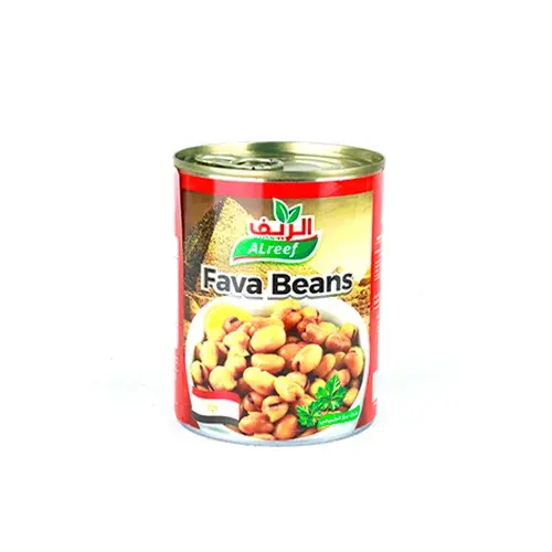 الريف فول مدمس مصرى سادة 400جم  Pack of 24