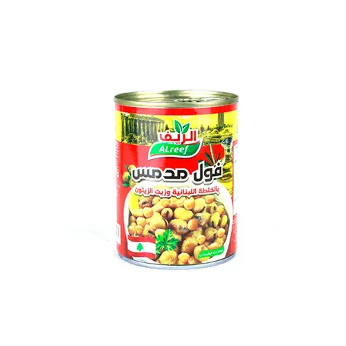 الريف فول مدمس بالخلطة اللبنانية 400جم  Pack of 4