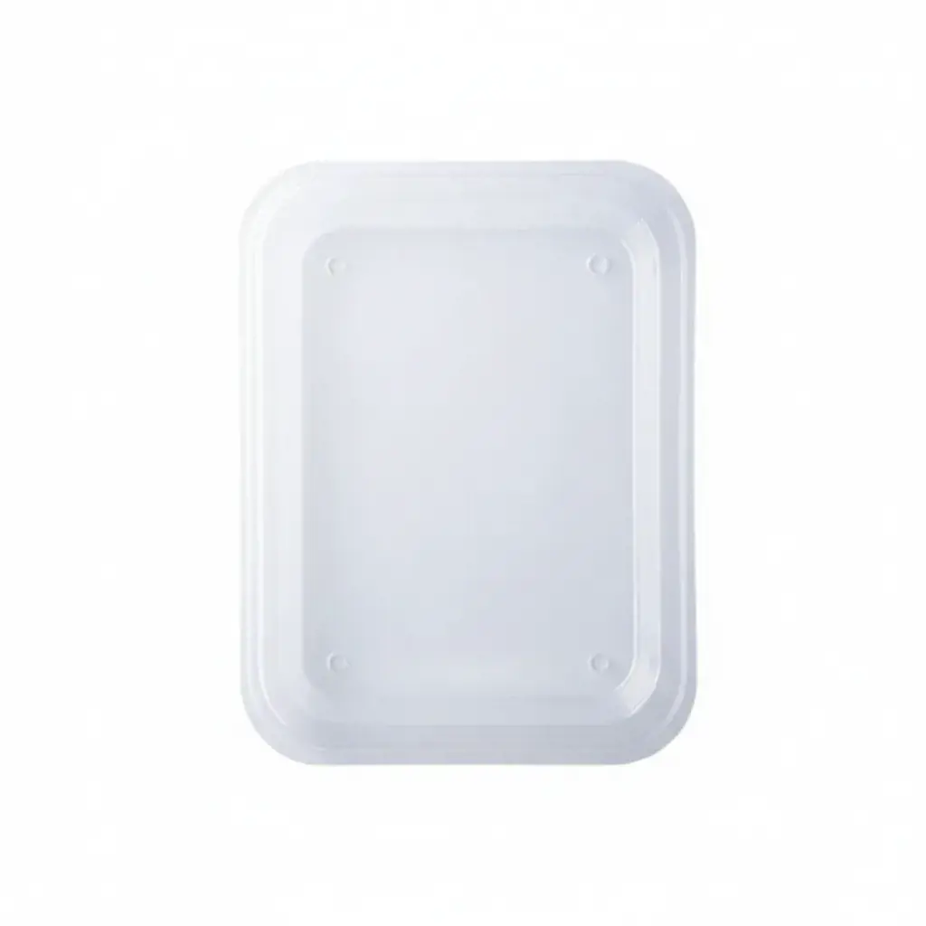 صينية بلاستيك شفاف مزخرف مقاس 52*40 سم GT-M52