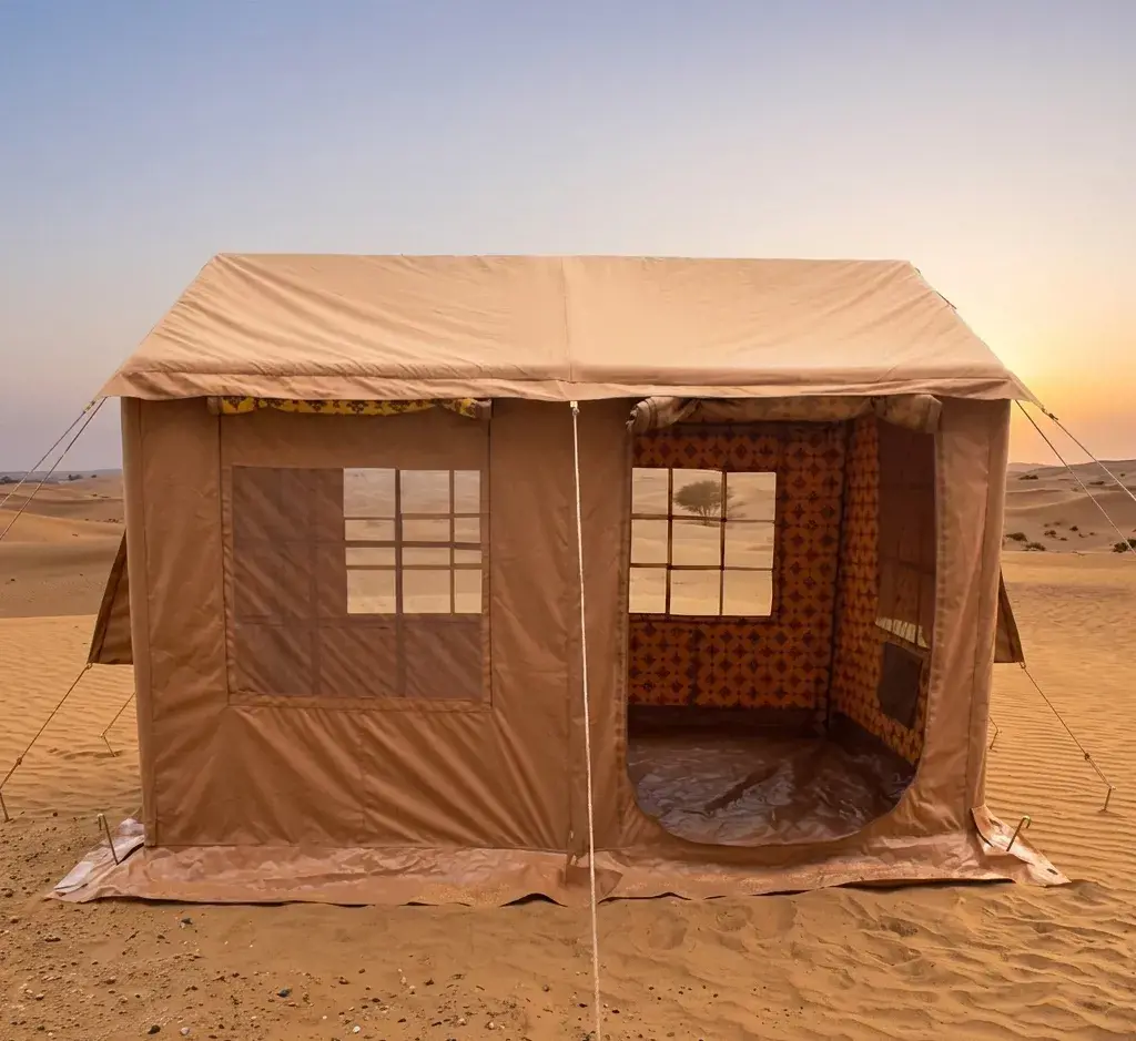 خيمة الواحة رملي نقشة الصباح 240*250*350 سم TENT3525
