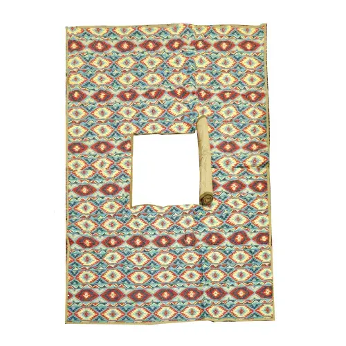 فرشة ارضية مع فتحة نار ازرق 200*300 سم D2030/BU2