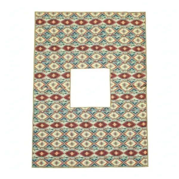 فرشة ارضية مع فتحة نار ازرق 200*300 سم D2030/BU2