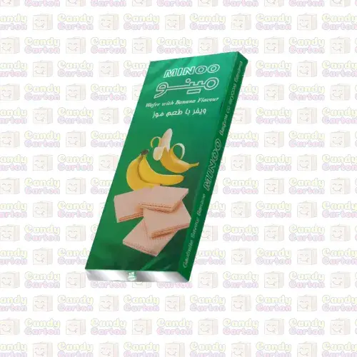 مينو ويفر بطعم الموز 35 جم Pack of 144