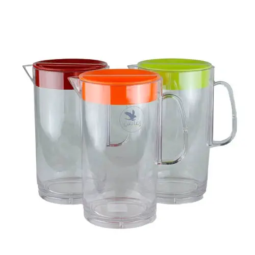 طقم دولكة بلاستيك شفاف 3 حبة 1850 مل تايلاندي PN411X3-PS