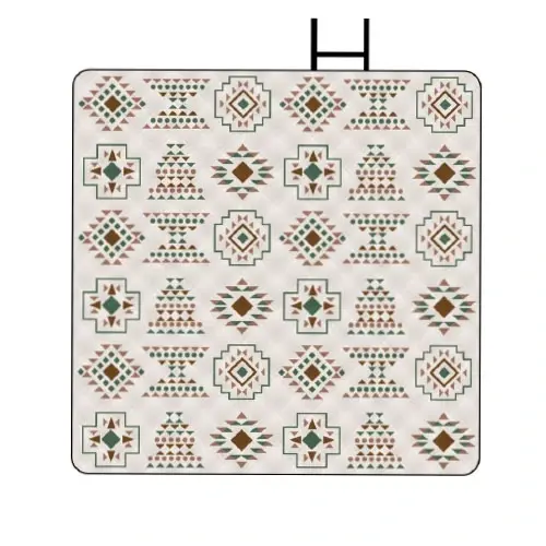 فرشة ارضية العايش نقشة تراثي 200*200 سم P101-2/BN