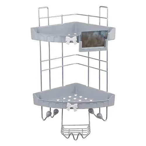 استاند حمام بلاستيك 2 رف صغير5515 EDENA-BOZEN