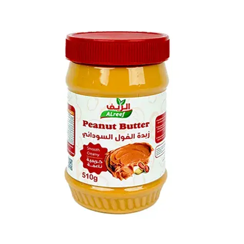 الريف زبدة الفول السوداني الكريمية الناعمة 510 جم  Pack of 2