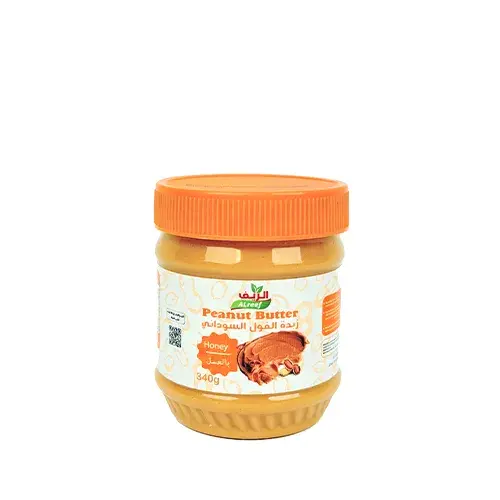 الريف زبدة الفول السوداني بالعسل 340 جم  Pack of 2