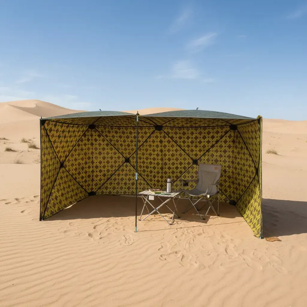 رواق مظلة العايش نقشة الصباح ربيعي مع طوربال 290*145*145 