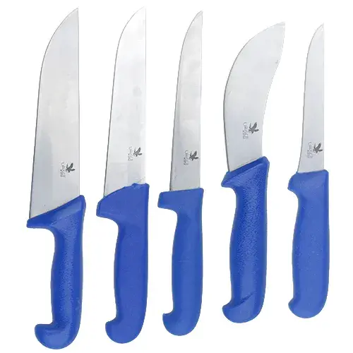 طقم سكاكين العايش يد بلاستيك 5 قطع CK001