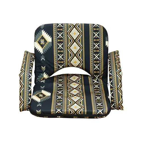 مقعد ارضي العايش مربع بمسند اسود SCH-BK1