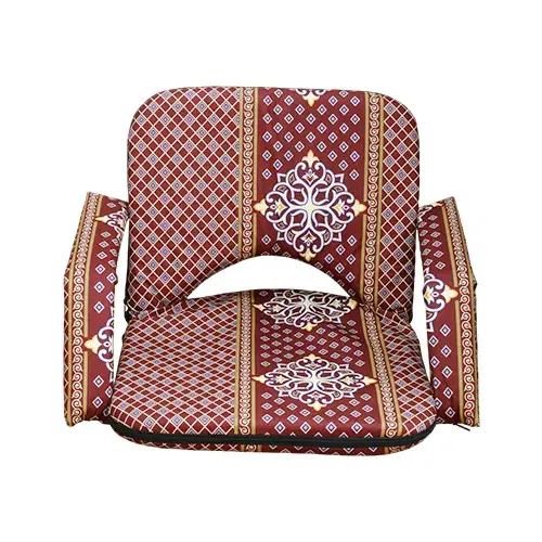 مقعد ارضي العايش مربع بمسند احمر SCH-RD6