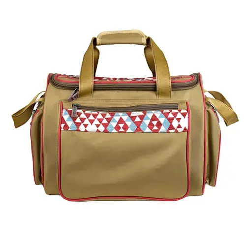 شنطة عزبة الرحالة ربيعي منقوش 31*33*47 سم 1022A