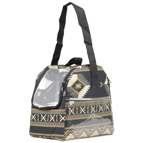 شنطة مطارات 2 جنب شفاف اسود IC-001