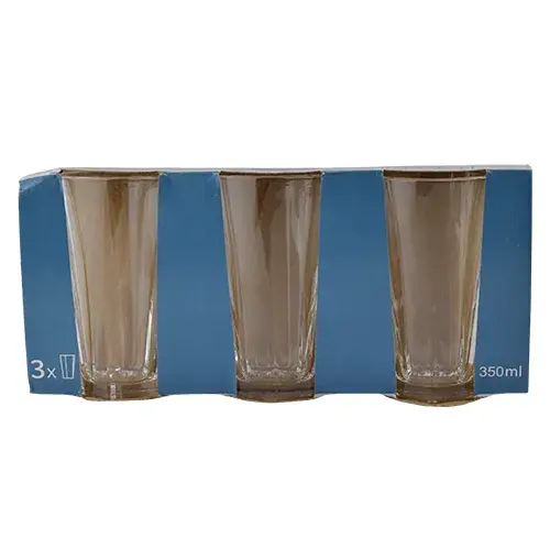 جلاص عصير زجاج 3 حبة 350 مل LZY5101