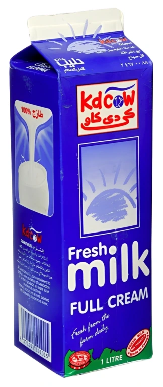 كي دي كاو حليب كامل الدسم 1لتر