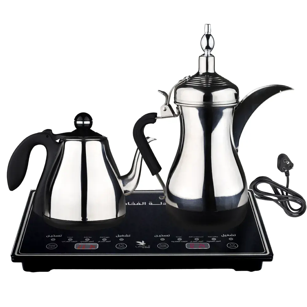 دلة الفخامة الكهربائية 900مل+غورى 700 ملل ALB-006