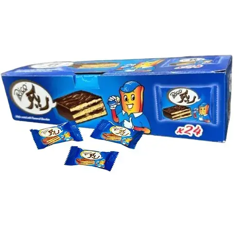 ريكو بسكويت ويفر المغطى بالشوكولاتة 11.5 جم Pack of 24