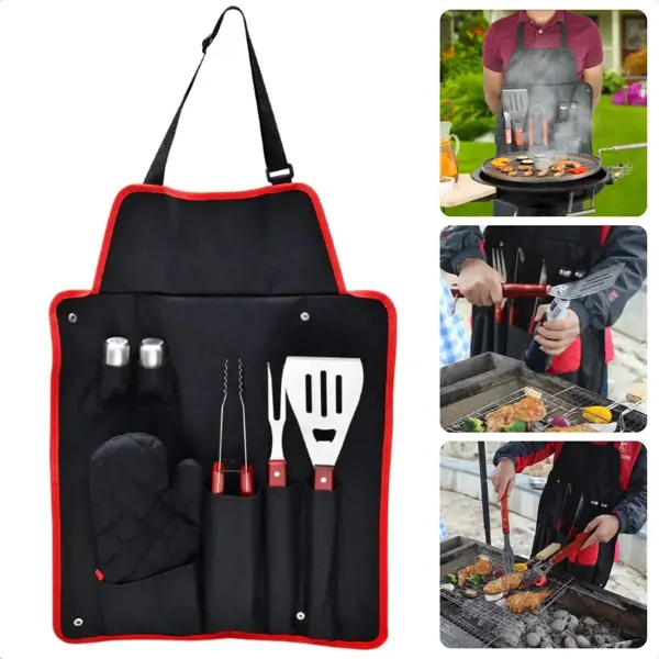 طقم شواء 7 قطع01001-038