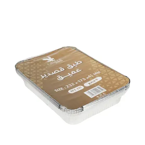 طبق قصدير عميق6قطع232*173*41) RFE231