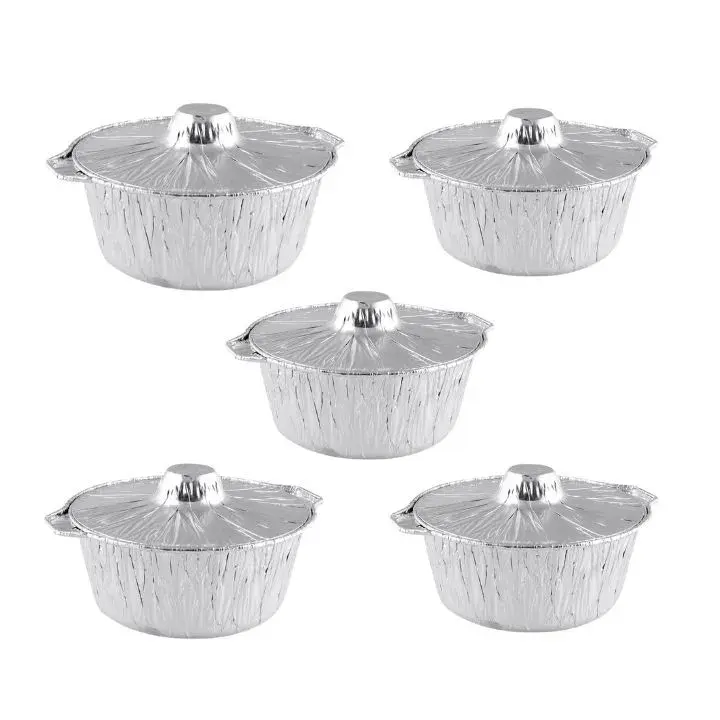 قدر قصدير مدور6قطعPOT290(290*260*110MM 