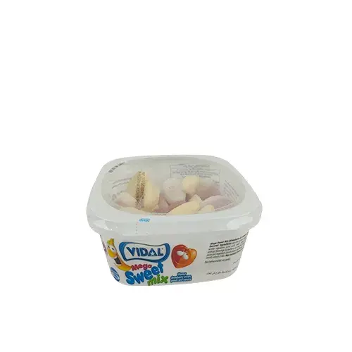 فيدال حلوى جيلي فراولة  كريمة  خوخ  موز 160 جم