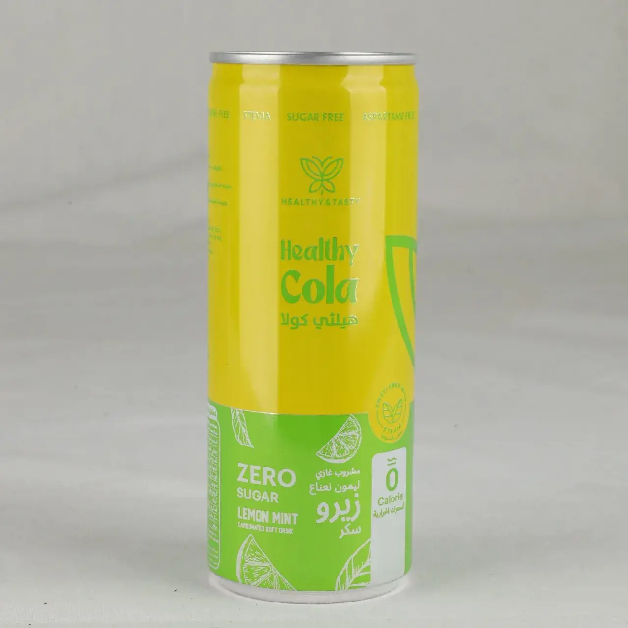 هيلثي كولا مشروب غازي ليمون نعناع زيرو 250 ملل Pack of 30