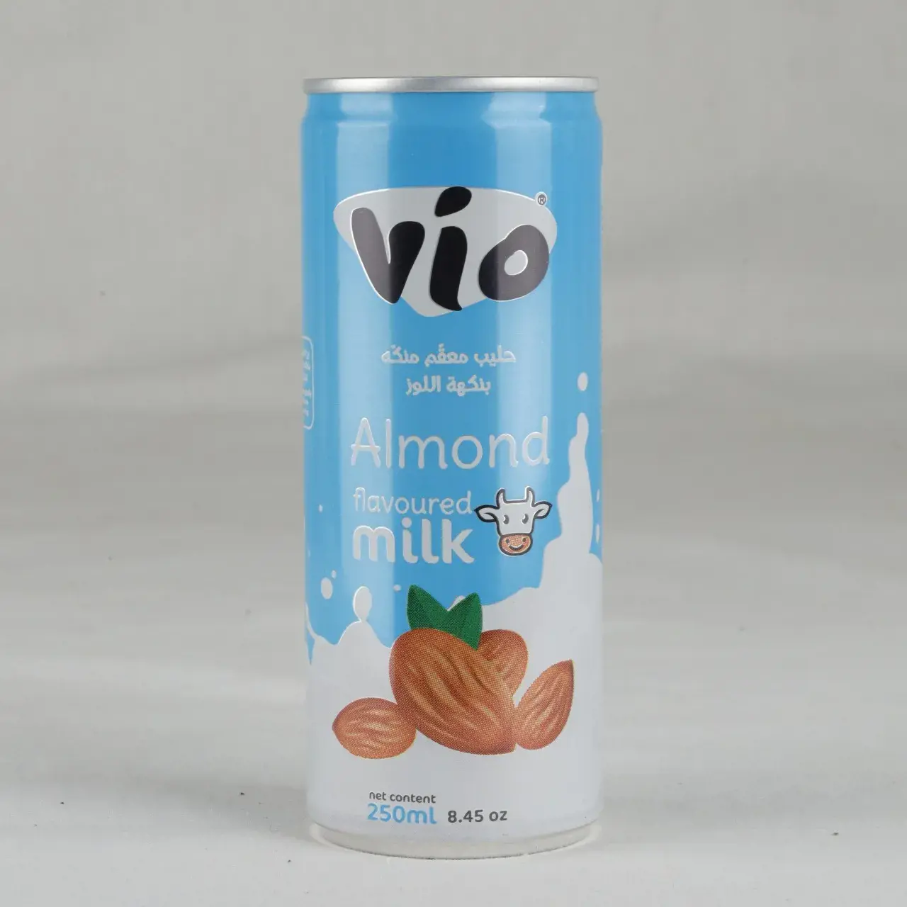 فيو حليب معقم بنكهة اللوز عبوة معدن 250 ملل Pack of 24