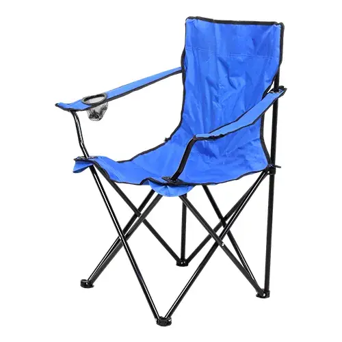 كرسي قماش مع فتحة جلاص قابل للطي BLUE-21-47