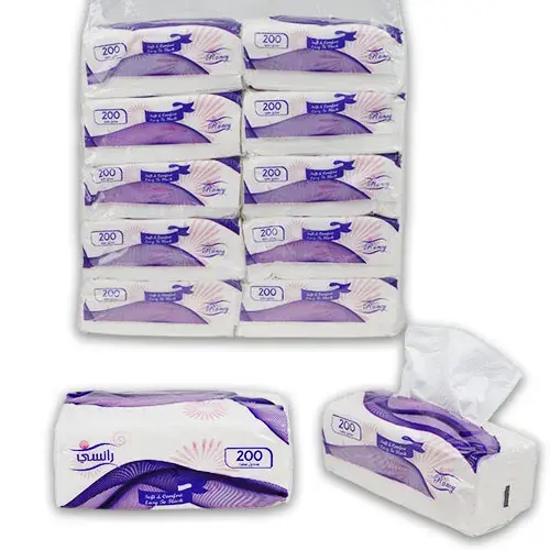 .رانسي مناديل سحب 200 ورقة مفرد Pack of 10