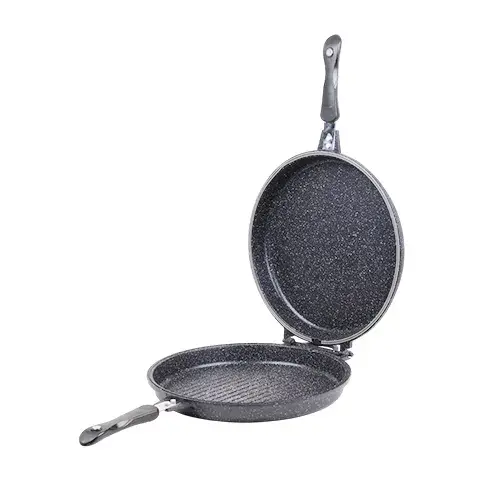 مقلاة جرانيت وجهين دائرية مقاس 32 سم DF32078Y