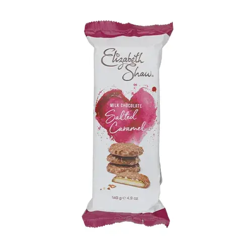 اليزابيث شاو بسكويت بالحليب والكراميل المملح 140 جم